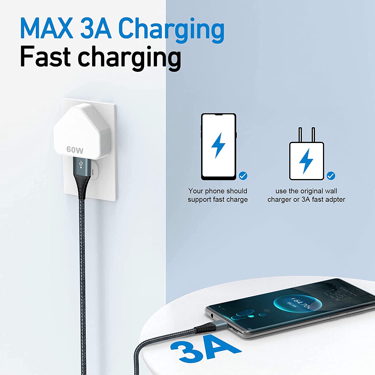 How to Choose Fast Charging Cable for Your Phone - USB C Cable ...