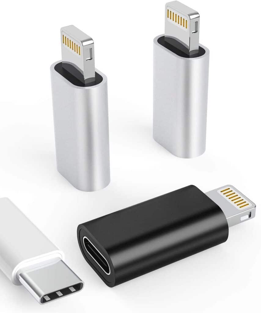 USB-C to Lightning charge adapters