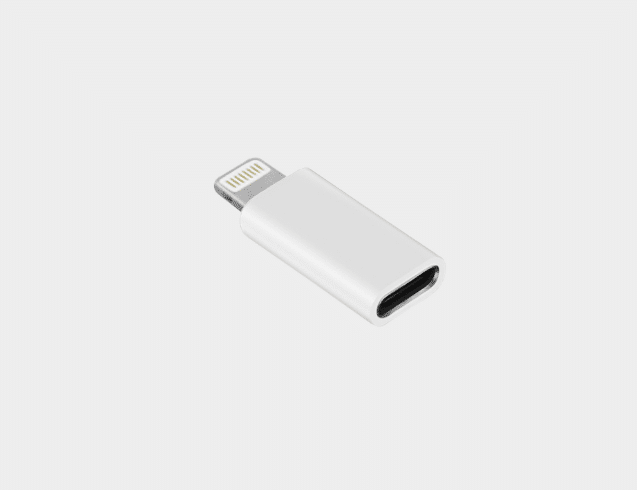 USB-C to Lightning charge adapters