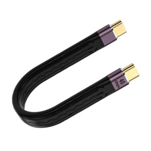 40Gbps Flat USB C Cable FPC Flat Ribbon Design